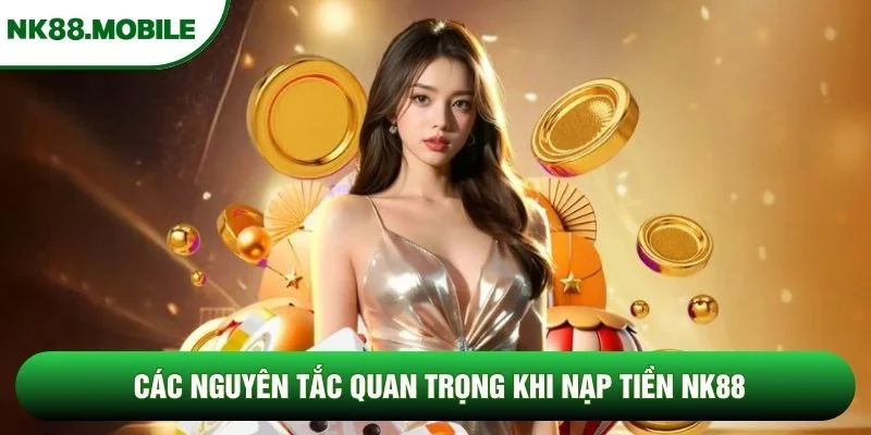 Các nguyên tắc quan trọng khi nạp tiền NK88