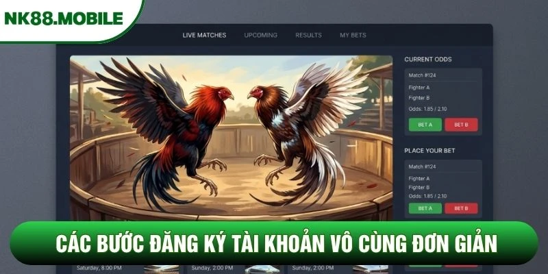 Các bước đăng ký tài khoản vô cùng đơn giản Các bước đăng ký tài khoản vô cùng đơn giản