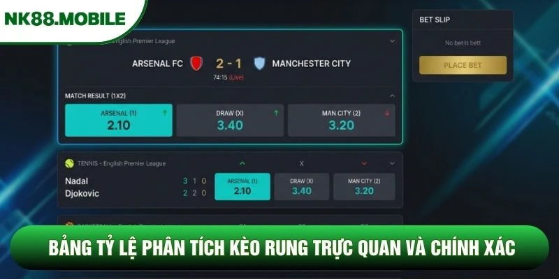 Bảng tỷ lệ phân tích kèo rung trực quan và chính xác Bảng tỷ lệ phân tích kèo rung trực quan và chính xác