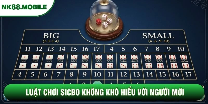 Luật chơi Sicbo không khó hiểu với người mới