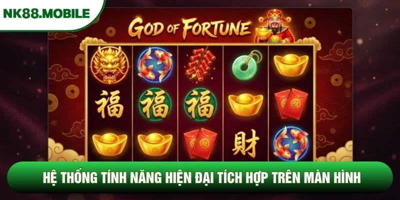Hệ thống tính năng hiện đại tích hợp trên màn hình